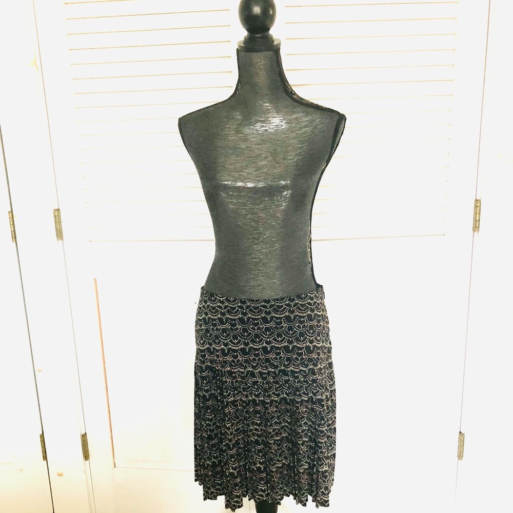 DKNY Drop Waist MIDI Skirt